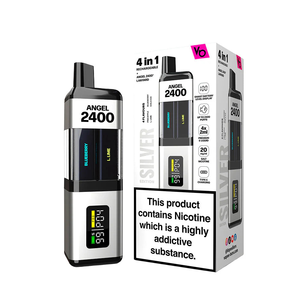 Vapes Bars Angel 2400 Silver Edition 20mg