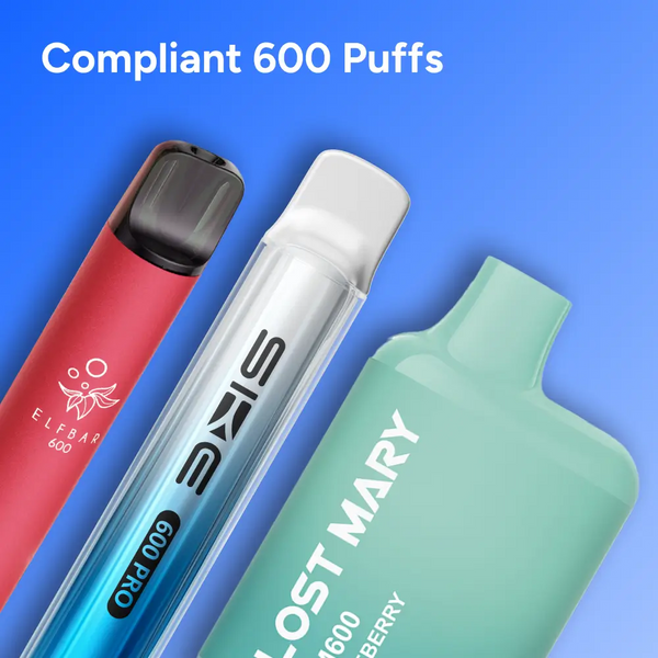 Post Ban Compliant 600 Puffs