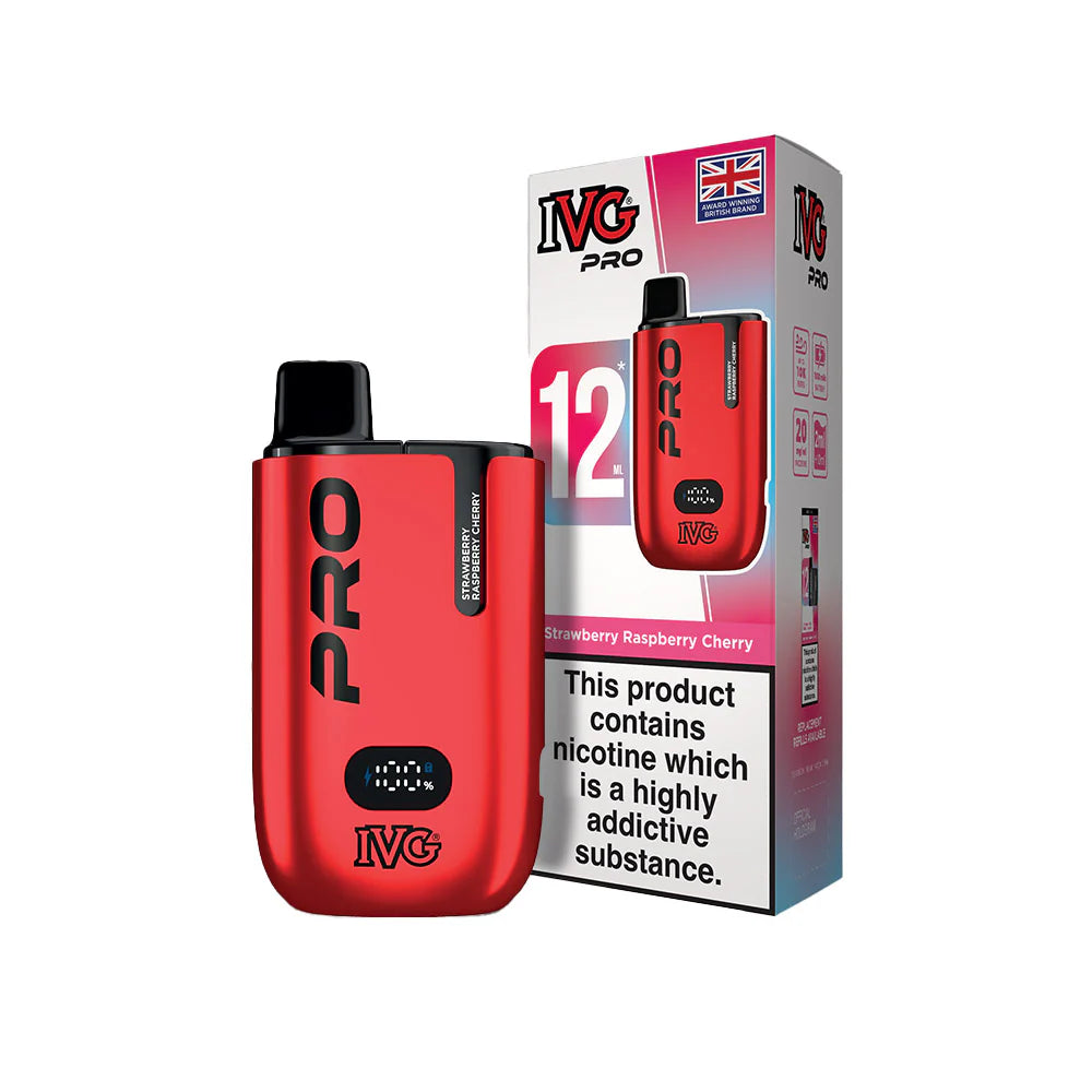 IVG PRO 12 Starter Kit Strawberry Raspberry Cherry 20mg
