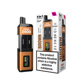 Vapes Bars Angel 2400 Brown Edition 20mg