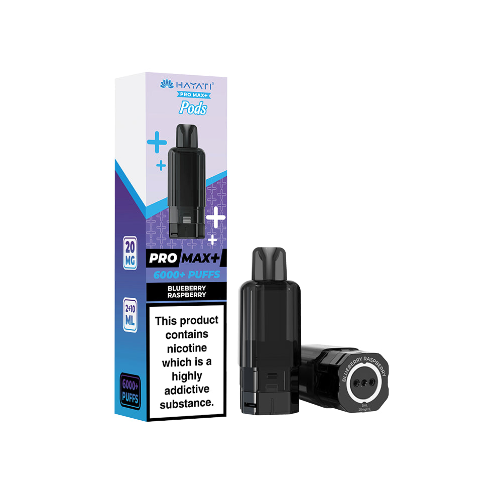 Hayati Pro Max+ Pods Blueberry Raspberry