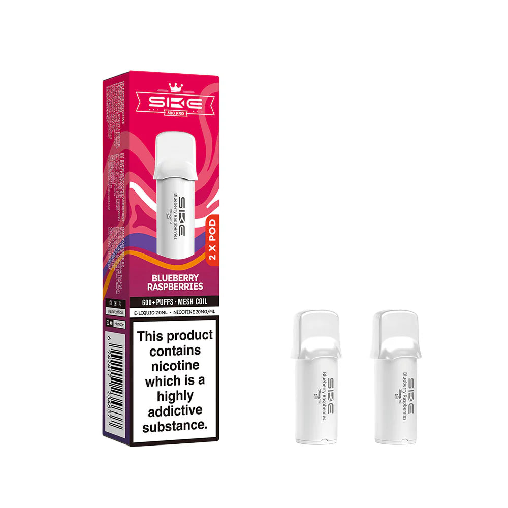 SKE Pro 600 Pods Blueberry Raspberries