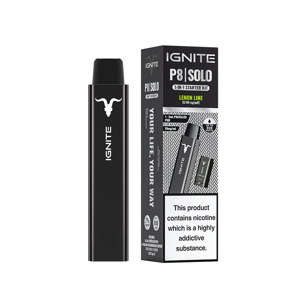 Ignite P8 SOLO Starter Kit Lemon & Lime