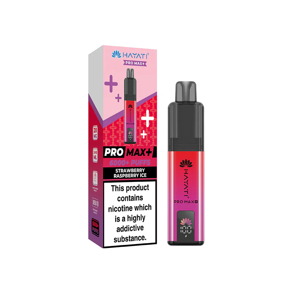 Hayati Pro Max+ Kit Strawberry Raspberry Ice