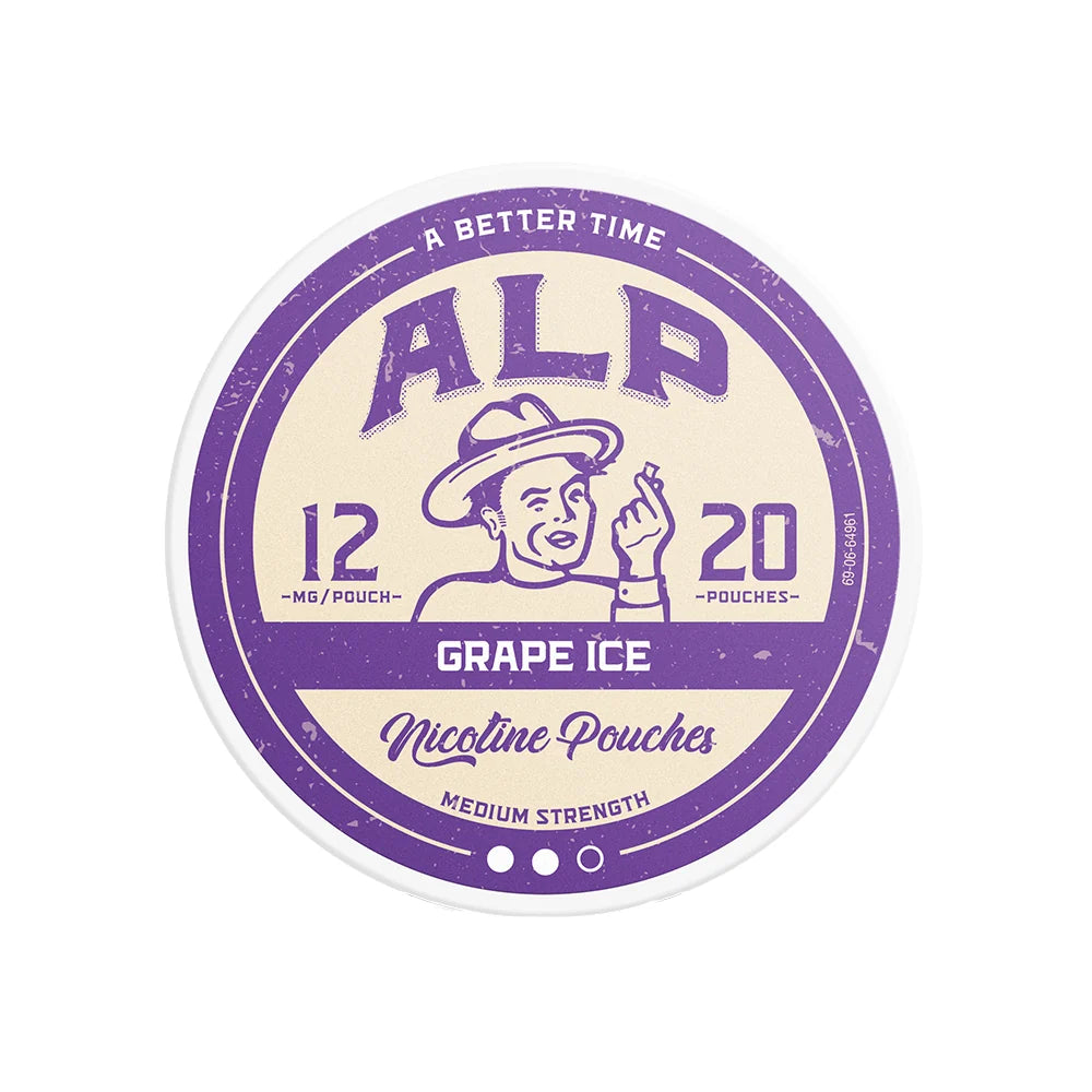 ALP Nicotine Pouch Grape Ice 12mg